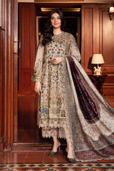 Maria B Winter Luxe Embroidered Linen Suit DL-1211