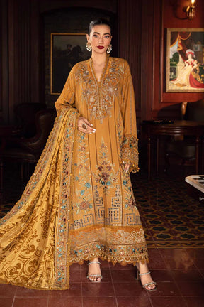 Maria B Winter Luxe Embroidered Linen Suit DL-1207